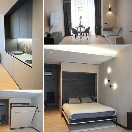 Апартаменты Happy Lux Studio, Self Check, Parking,